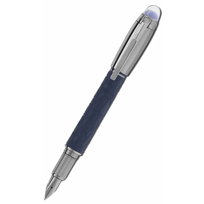 Montblanc Fountain Pen Starwalker M SpaceBlue Doué 130215