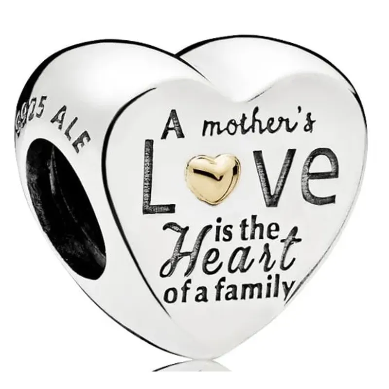 Pandora Cnt Ag+Au Heart Family 2,5G 796265