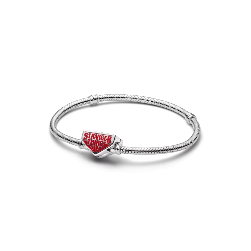 Pandora Project Red snake chain sterling silver bracelet with red en 593572C01-18