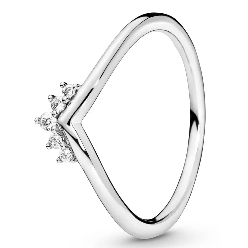 Pandora Anel Tiara Wishbone 198282CZ-56