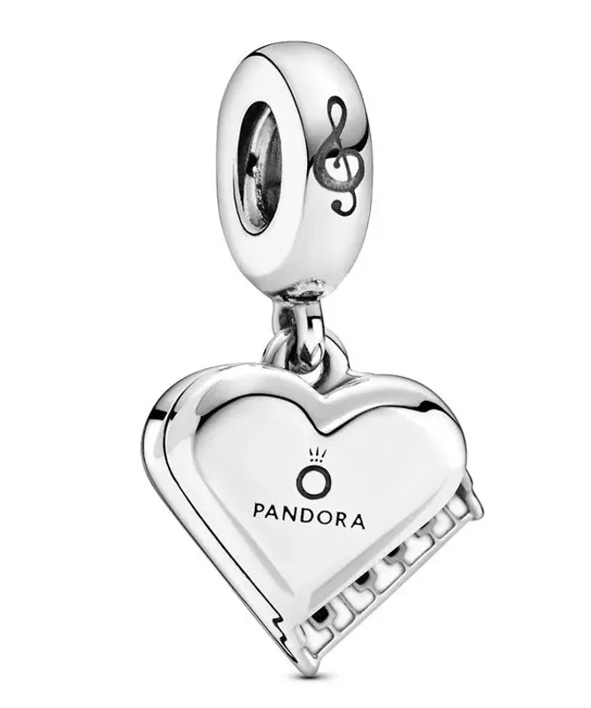 Pandora Grand Piano Heart Dangle Charm 3,9g 799101C01