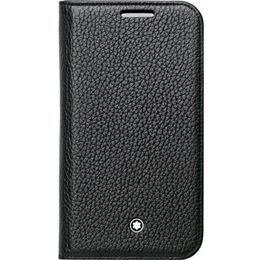 Montblanc Leather Meisterstück Soft Grain Coin Smartphone Case Ii Blk 111237