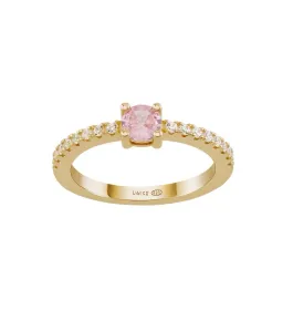 ANEL UNIKE PINK SOLITAIRE GOLD 14