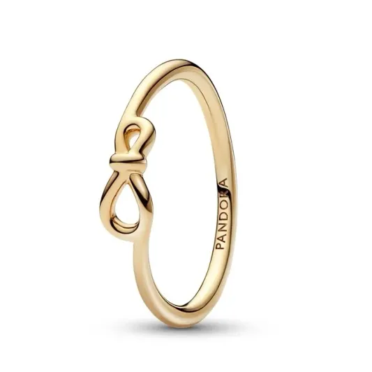 Pandora Infinity 14k gold-plated ring 168898C00-52