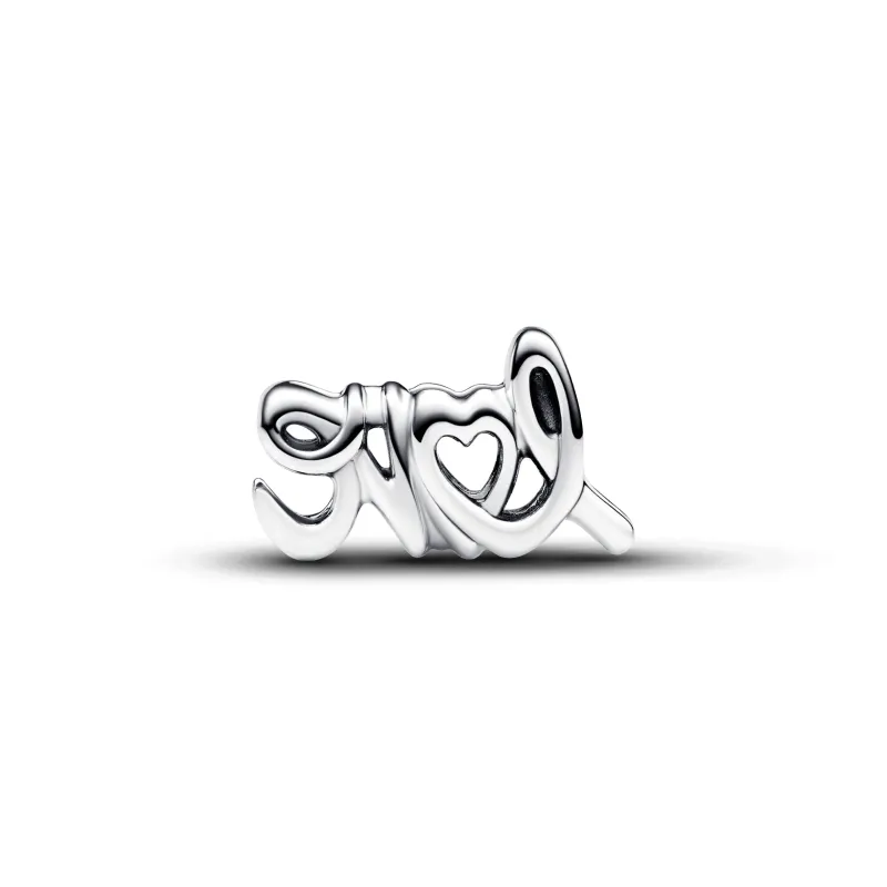 Pandora Love sterling silver charm 793055C00
