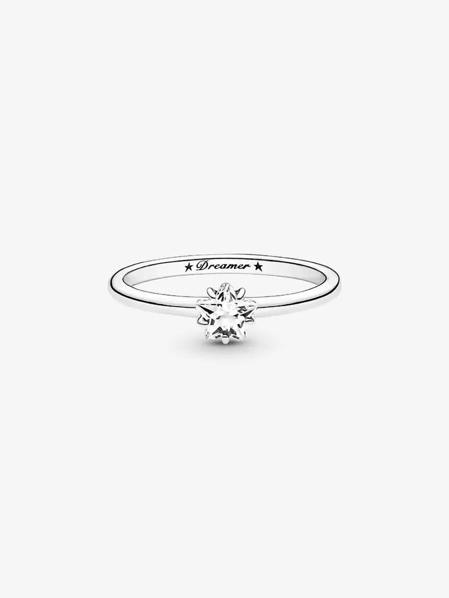 Anel Celestial Sparkling Star Solitaire