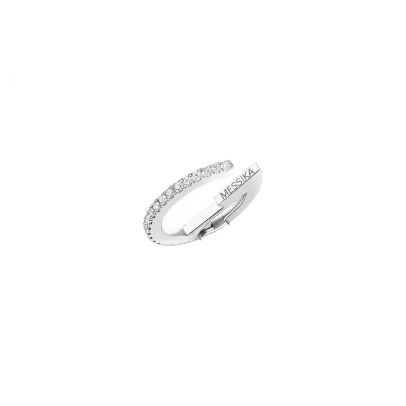 Messika Brinco Único de Diamante em Ouro Branco Gatsby MEK.09.BR.10031.WG