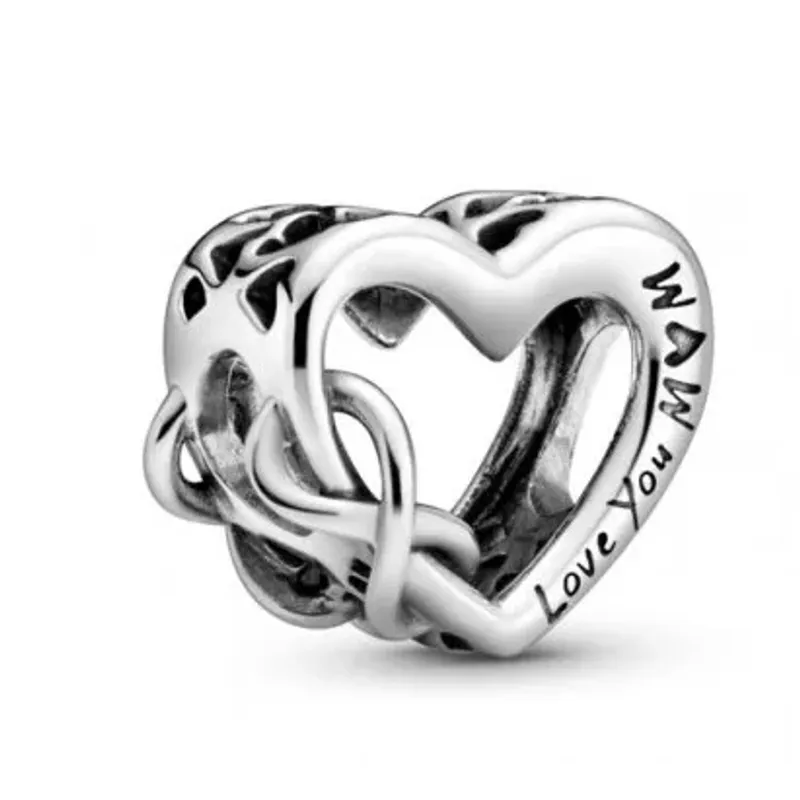Pandora Conta Coração Infinito Love You Mum 798825C00