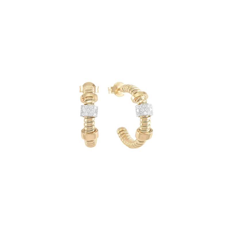 K Di Kuore Brincos com Diamantes 461844