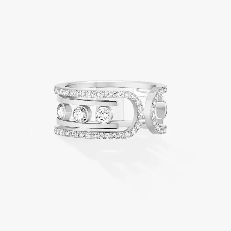 Messika Anel de Diamante em Ouro Branco AN.11955.WG.53