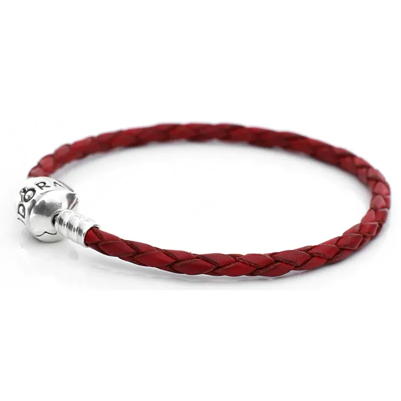 Pandora PULSEIRA EM PRATA/COURO PANDORA P. ACESSORIOS 590705CRD-S3