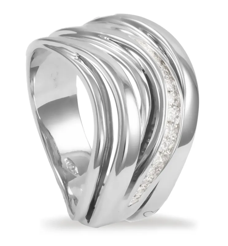 K Di Kuore Ring with Diamonds 434384