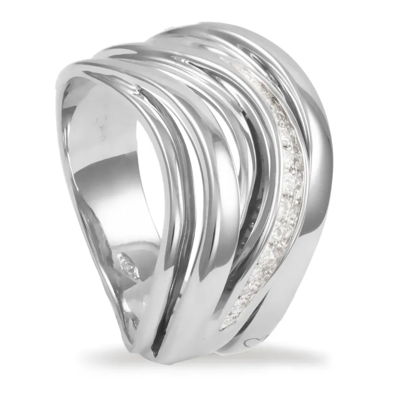K Di Kuore Anel com Diamantes 434384