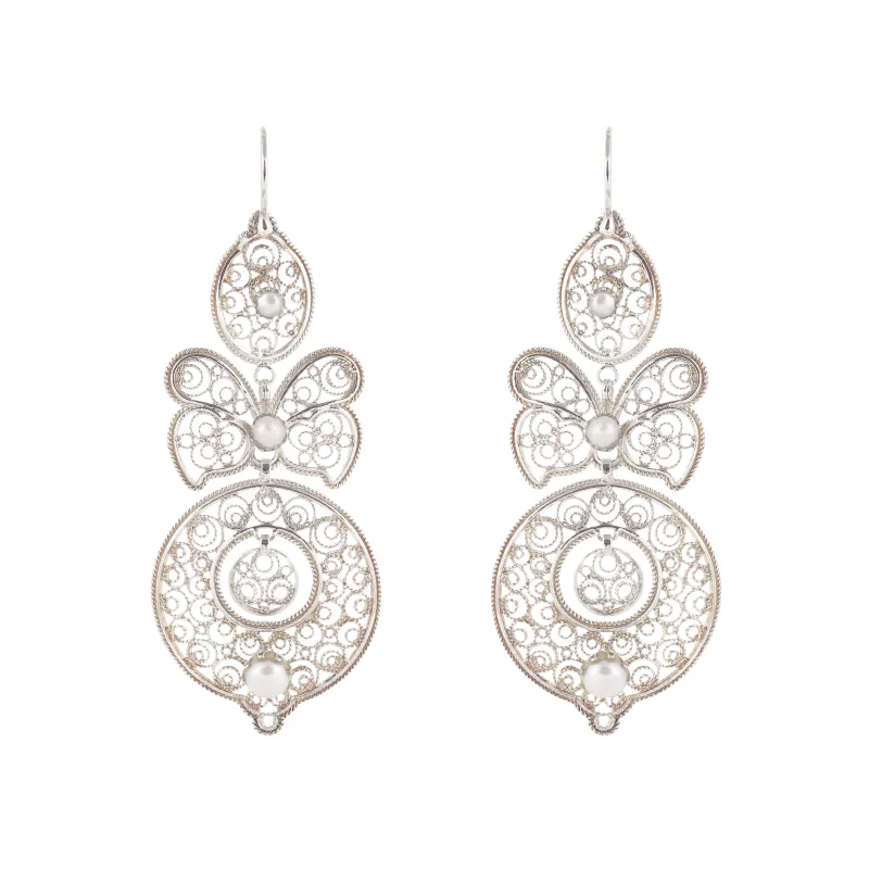 Marcolino Brincos de Filigrana em Prata 0135.A