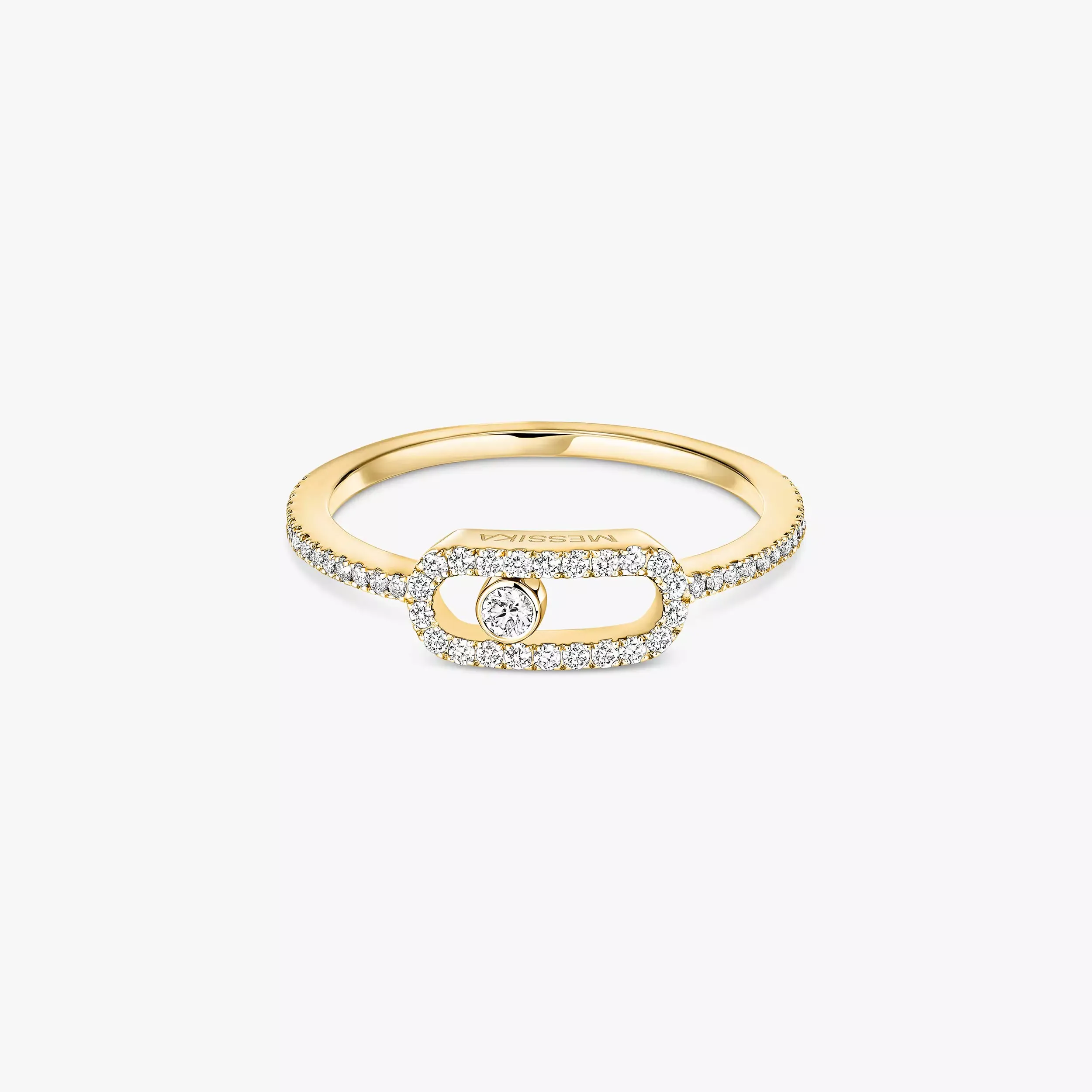 Image Yellow Gold Diamond Ring Move Uno