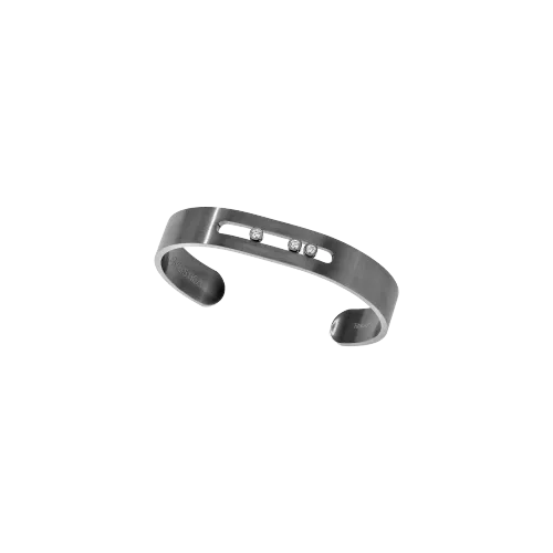 Pulseira Move Titânio Graphite com Diamantes