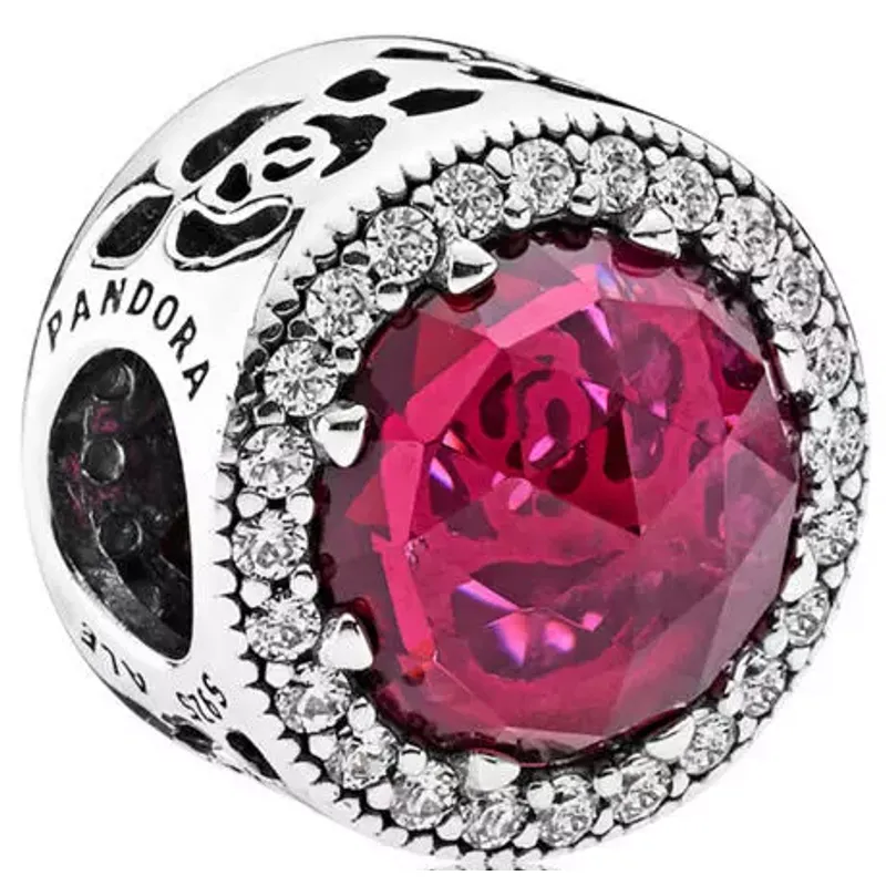 Pandora Pandora Conta Botão Disney Belle's Radiant Rose 792140NCC