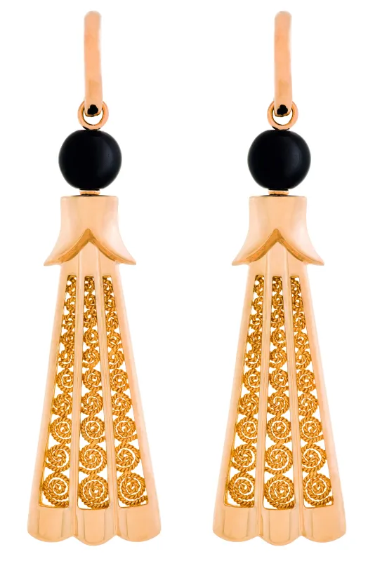 Eleutério BRINCOS OURO AMARELO ELEUTÉRIO BROA0260