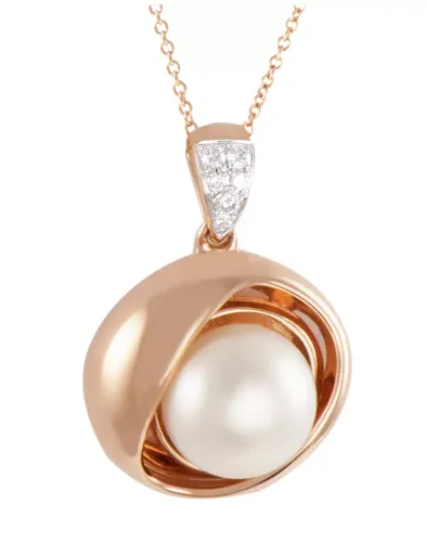 Imagem Colar K Di Kuore Au 750 G 6,35 Diam Ct 0,06 N. 6