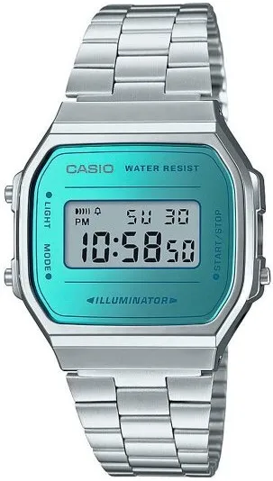 Casio vintage mirror face watch clearance