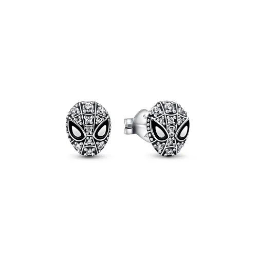 Brincos Marvel Spider-Man Mask Pavé                         