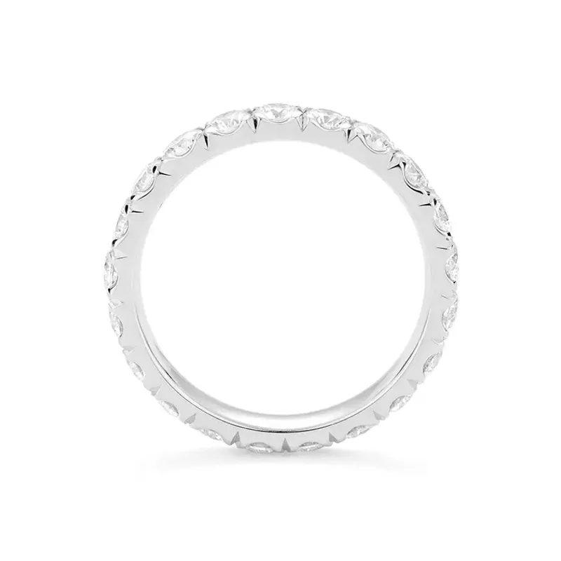 Marcolino White Gold Wedding Ring with Brilliant Cut Diamonds FAL9106-14