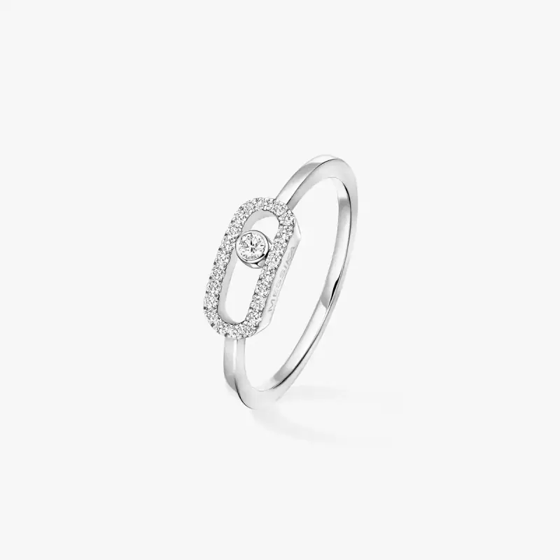 Messika Anel de Diamante em Ouro Branco MEK01AN04705WG53