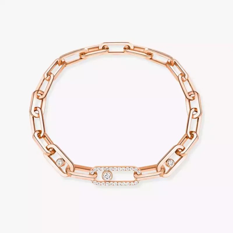 Messika Pulseira de Diamante em Ouro Rosa PU.12576.PG