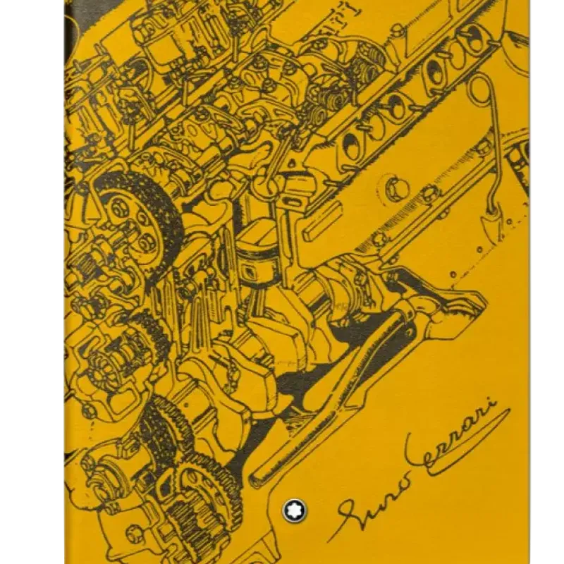 Montblanc Notebook #146 Pequeno - Enzo Ferrari, Amarelo Pautado 134717