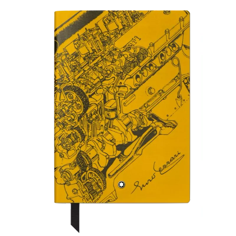 Montblanc Notebook #146 small, Great Characters Enzo Ferrari, Giallo 134717
