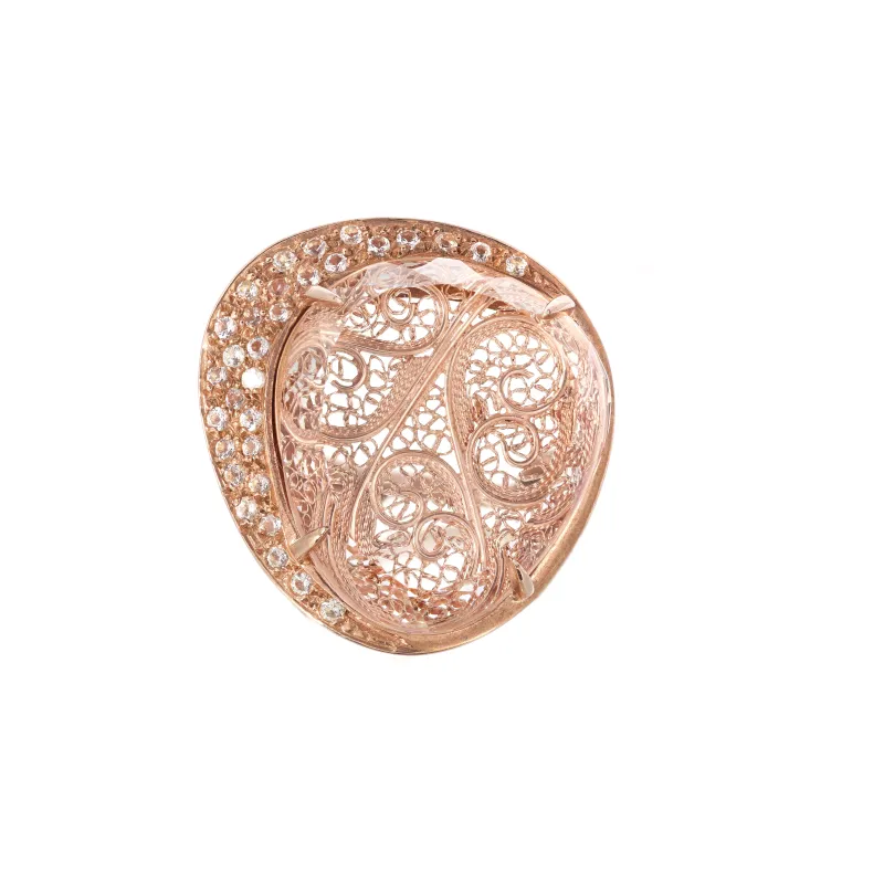 Marcolino Anel em Prata ANE13256CR