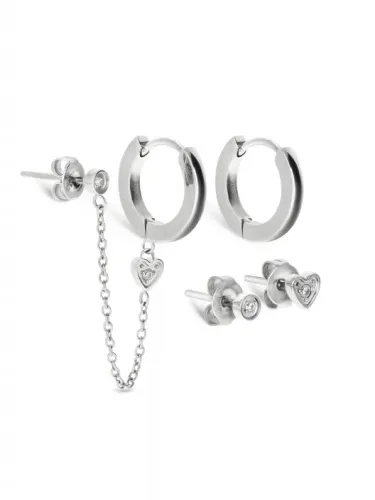 Set de Brincos Silvery Four