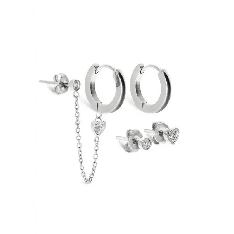 One Earings Silvery Four OJSESF03S