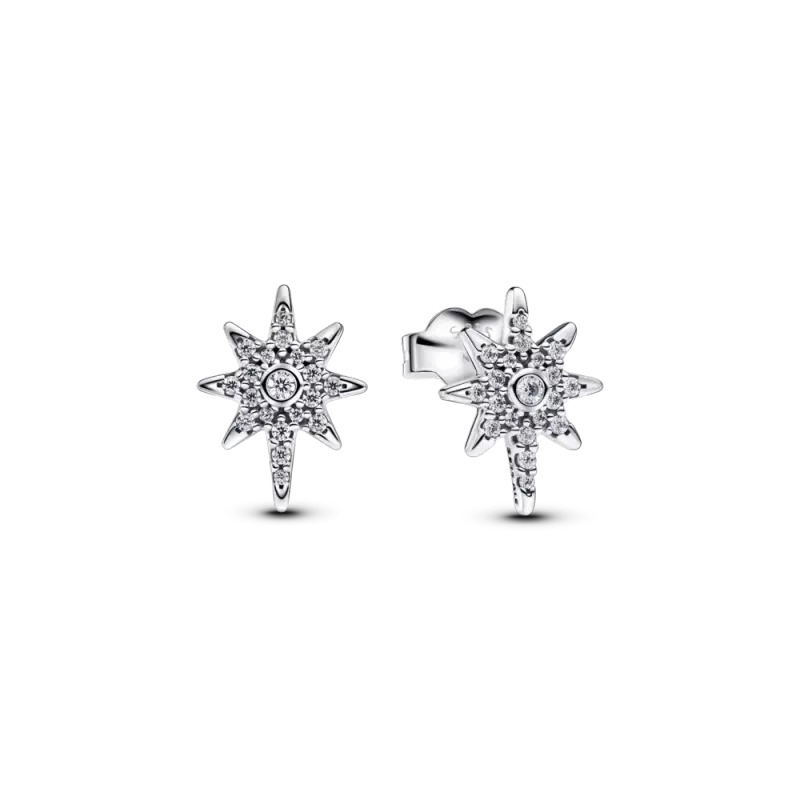 Pandora Brincos Espigão Estrela do Norte Brilhante 293587C01