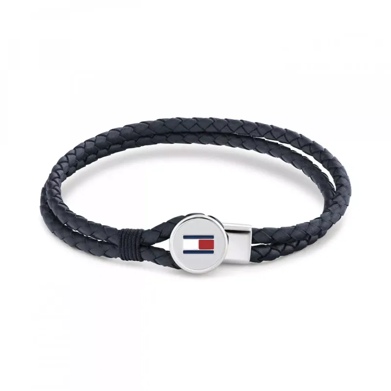 Tommy Hilfiger Pulseira Dupla Pele Azul 2790656S
