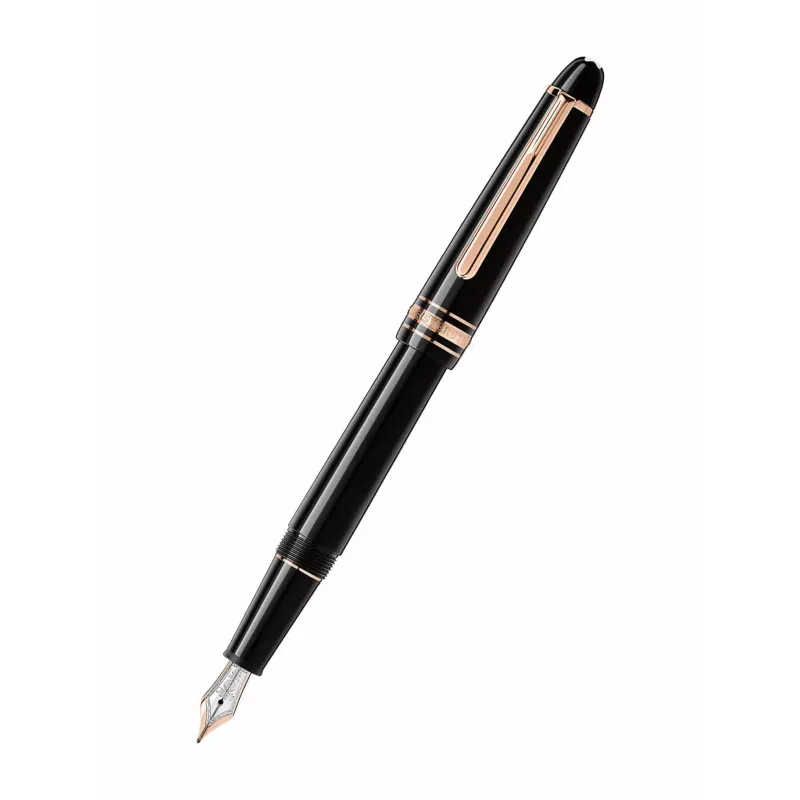 Montblanc Meisterstück Rose Gold-Coated Fountain Pen 132485