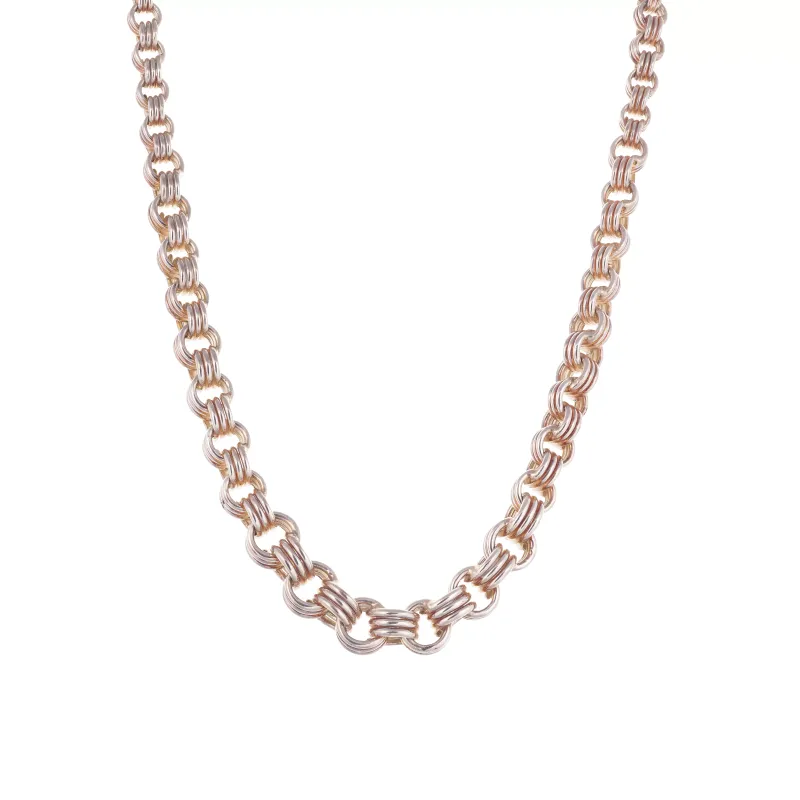 Marcolino Colar em Prata Argolas Degrade VOCZ10474P3