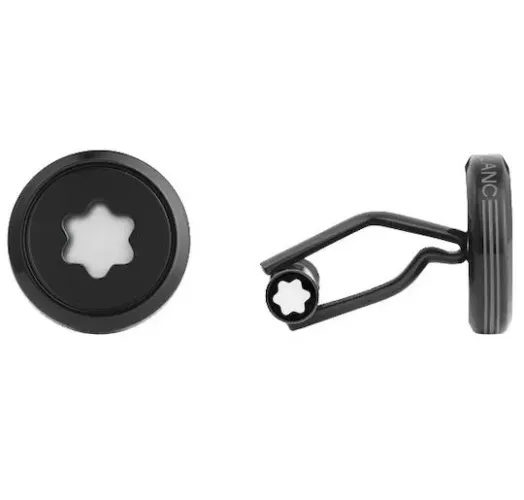 Image Cufflinks Starwlaker Black Cosmos Steel