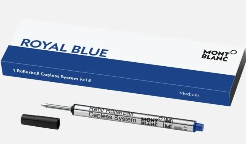 Montblanc 1 Rollerball Capless System Refill (M) Royal Blue 124496