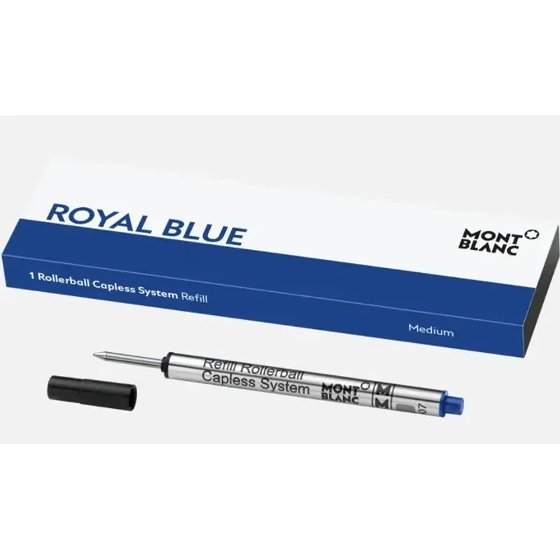 Montblanc 1 Rollerball Capless System Refill (M) Royal Blue 124496
