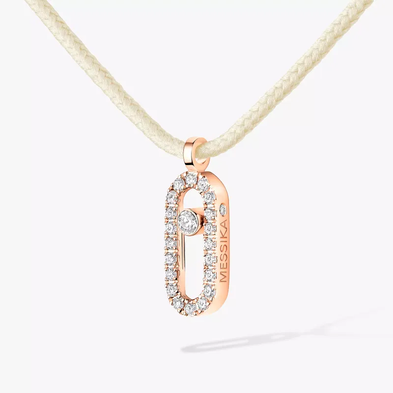 Messika Rose gold diamond necklace FI.14104.PG
