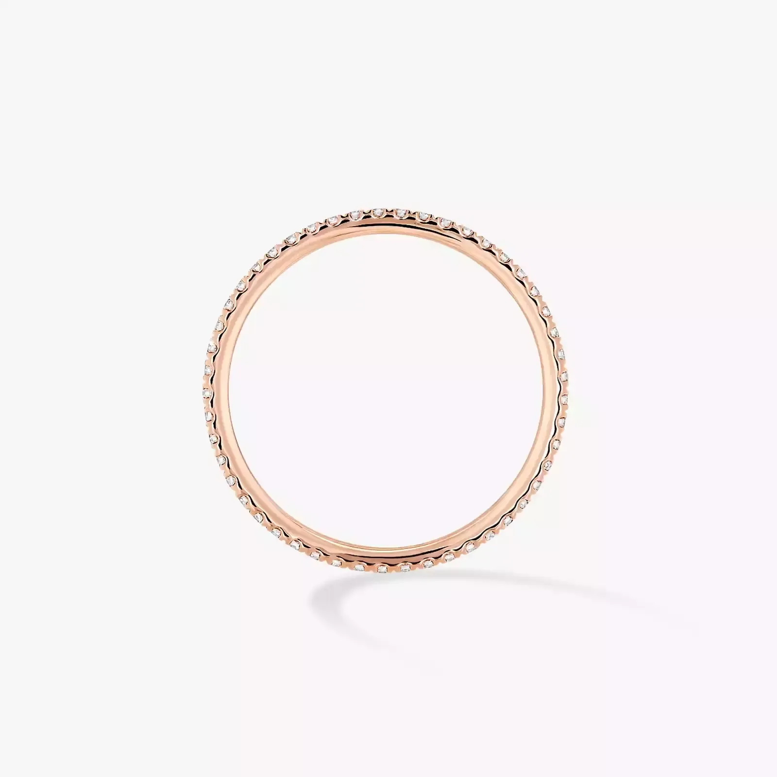 Imagem Anel Gatsby Ouro Rosa com Diamantes