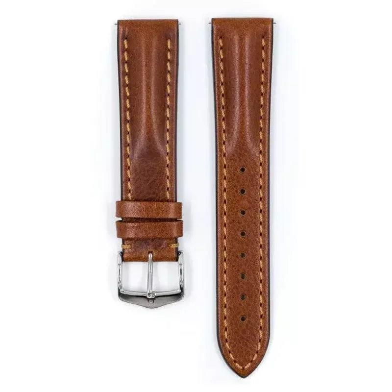 Hirsch Bracelet Lucca, Artisan Leather Brown 04902070-2-20