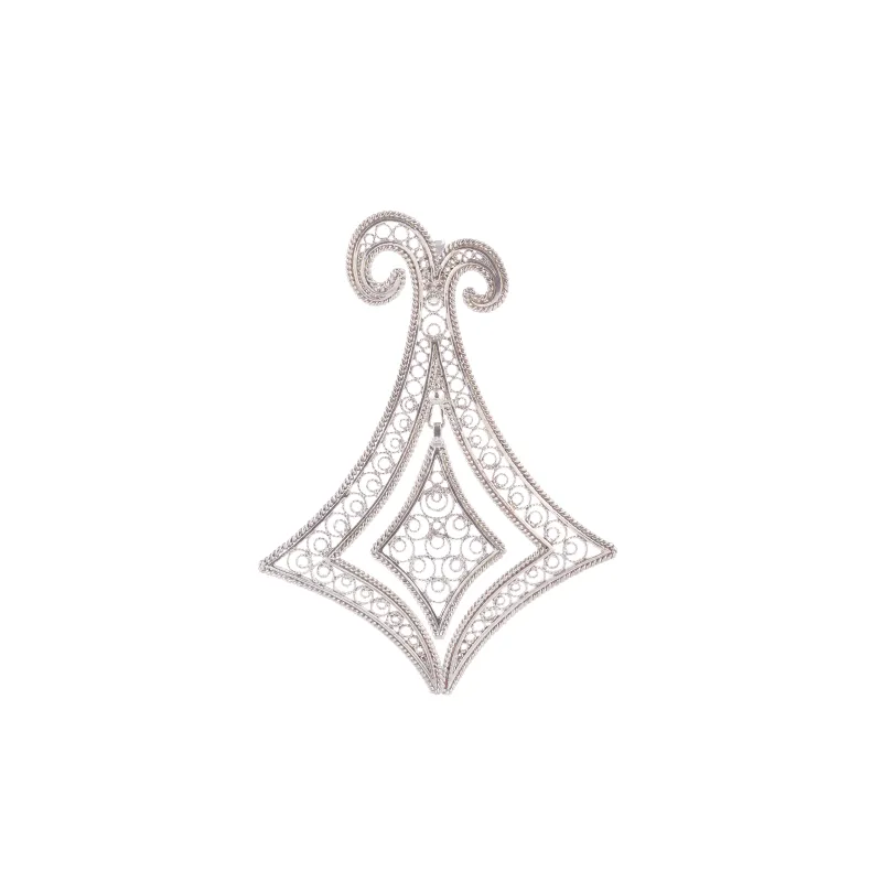 Marcolino Silver Filigree Pendant 0134.C