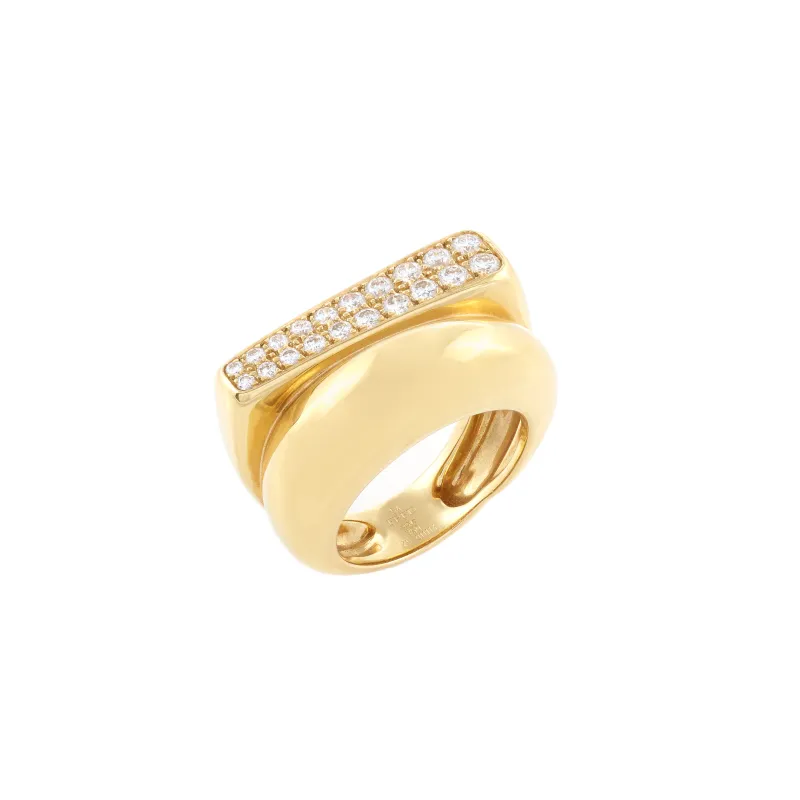 Marcolino Anel Fred Success Ouro Amarelo 4B017254