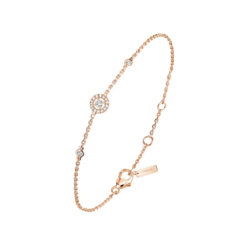 Messika Rose Gold Bracelet with Diamonds MEK.10.PU.05337.PG