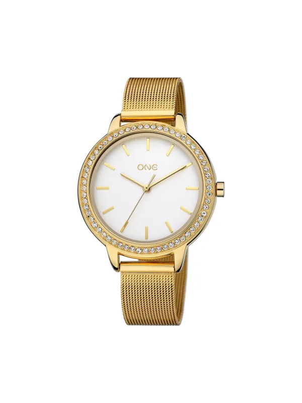 One Twin Spark Gold OL9838SG52L