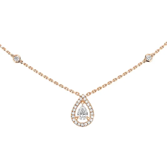 Messika Pink Gold Diamond Necklace Joy MEK.10.FI.05224.PG