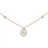 Pink Gold Diamond Necklace Joy MEK.10.FI.05224.PG
