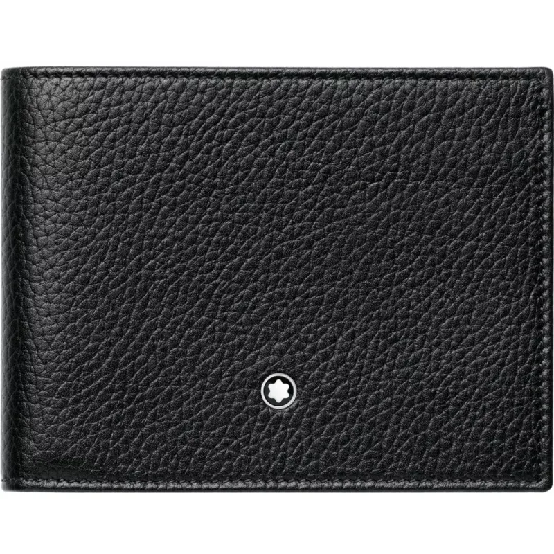 Montblanc LEATHER-MEISTERSTUCK SOFT GRAIN WALLET 6CC BLACK 113305